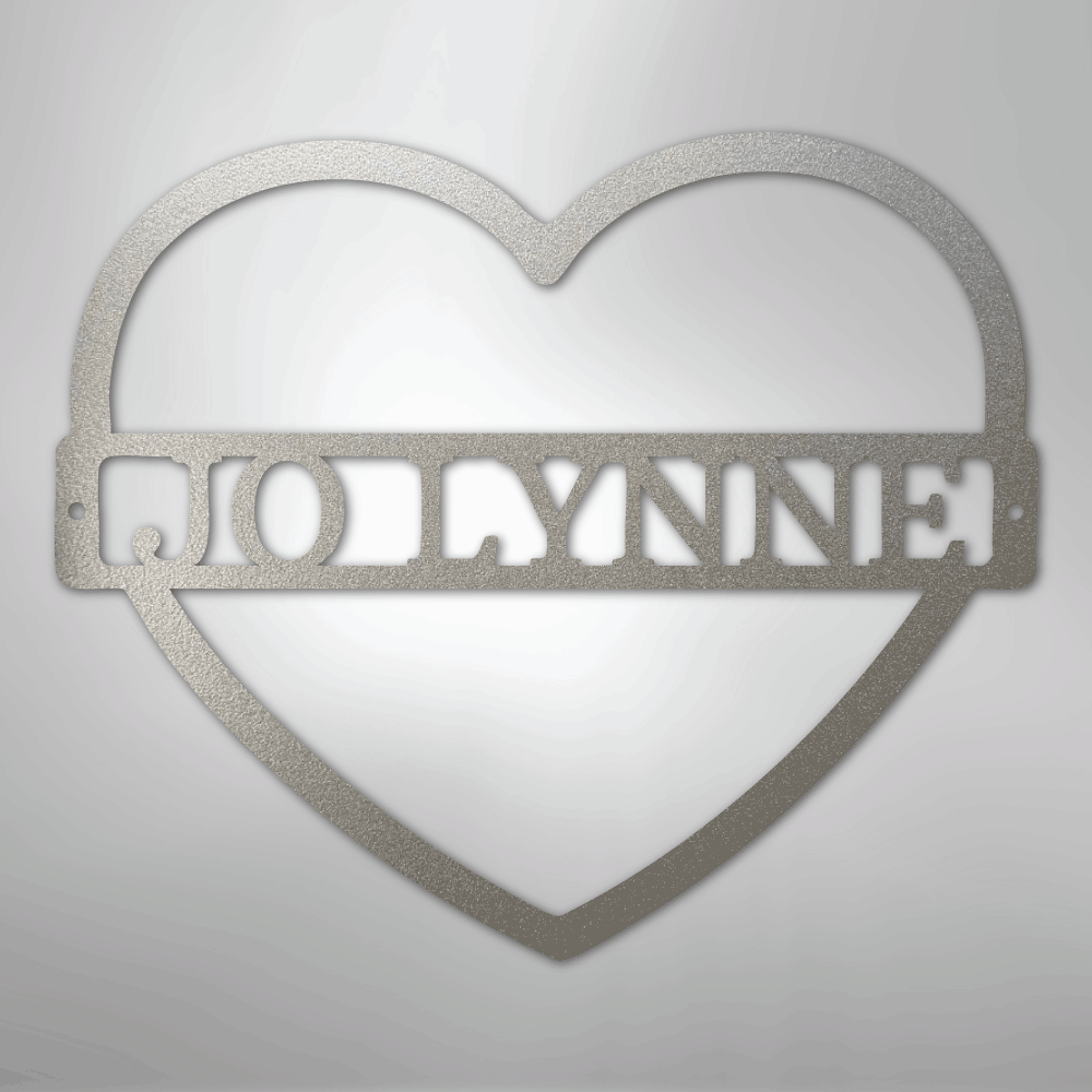 Mother's Love Monogram - Steel Sign
