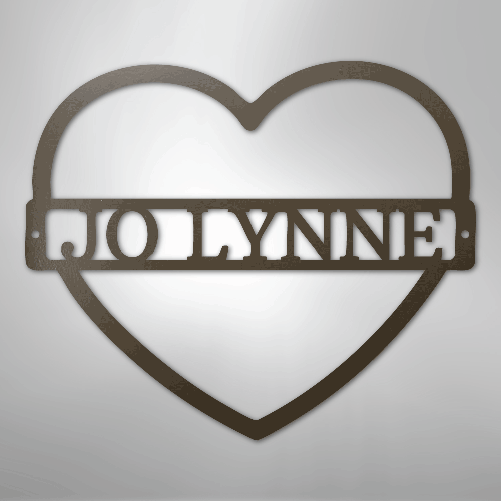 Mother's Love Monogram - Steel Sign