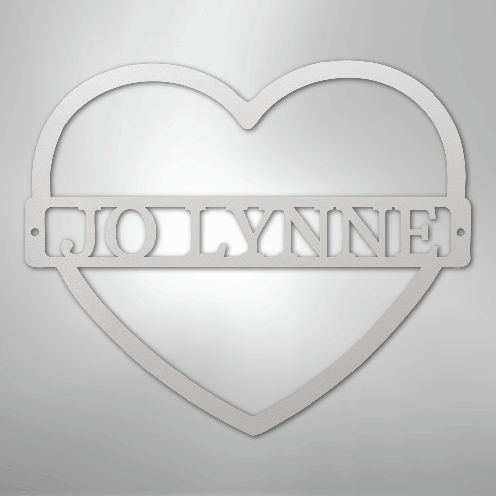Mother's Love Monogram - Steel Sign