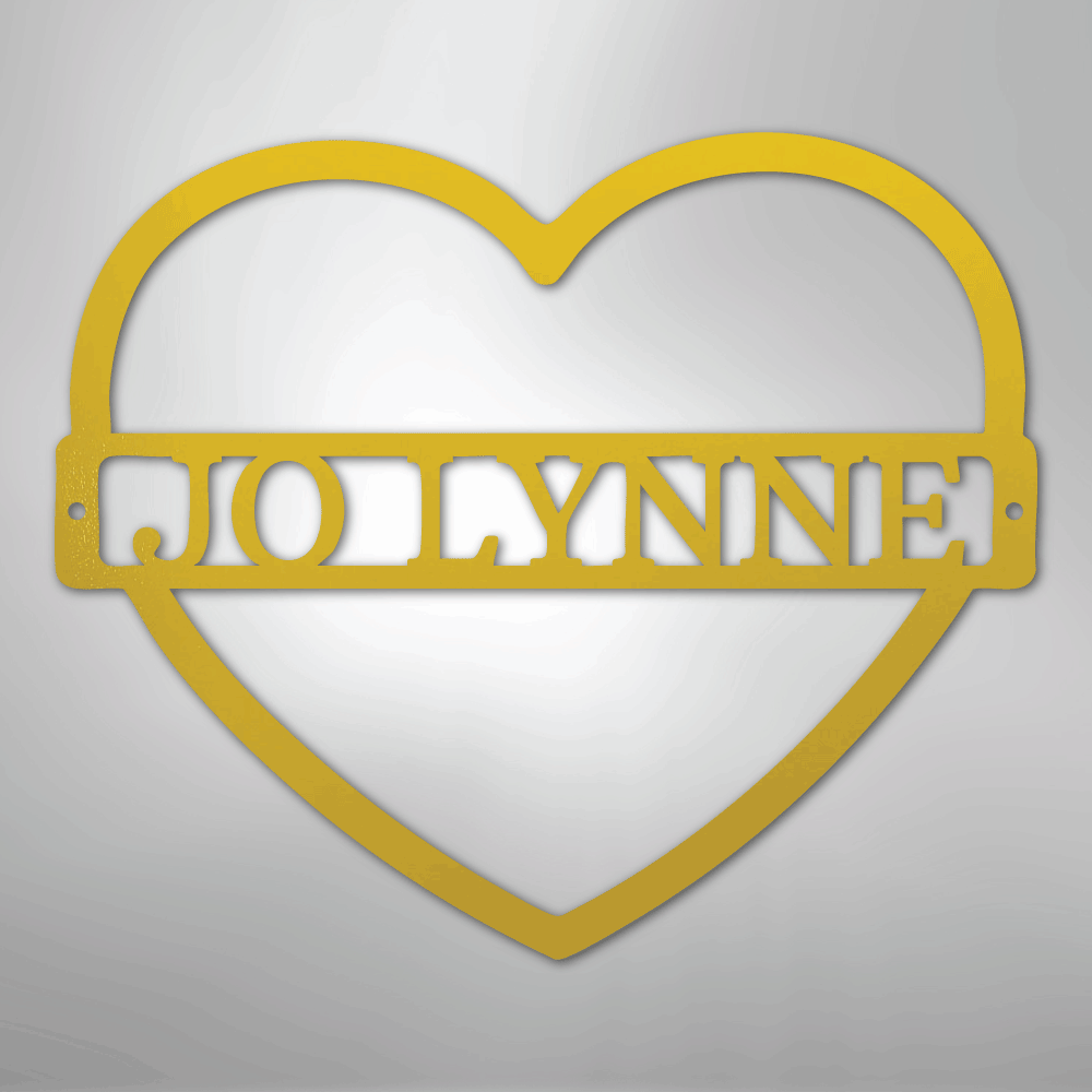 Mother's Love Monogram - Steel Sign