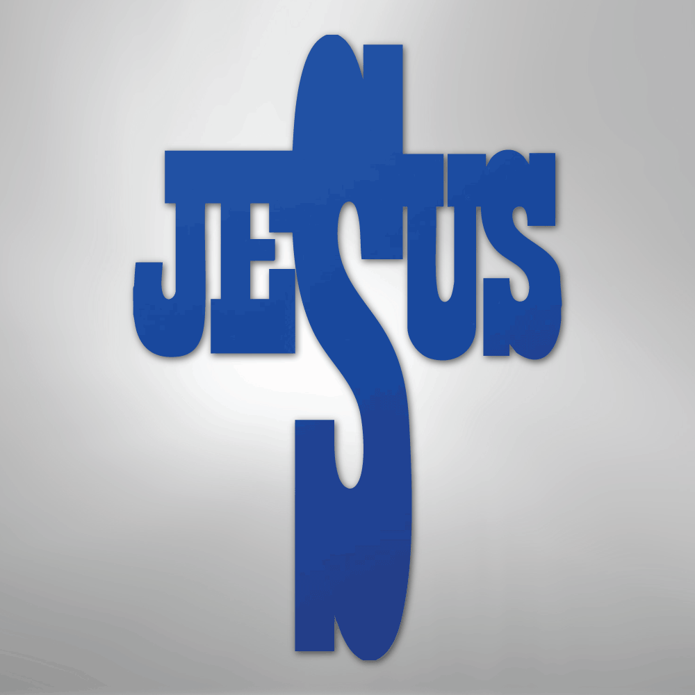 Jesus Cross - Steel Sign