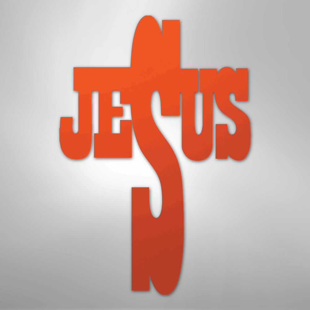 Jesus Cross - Steel Sign