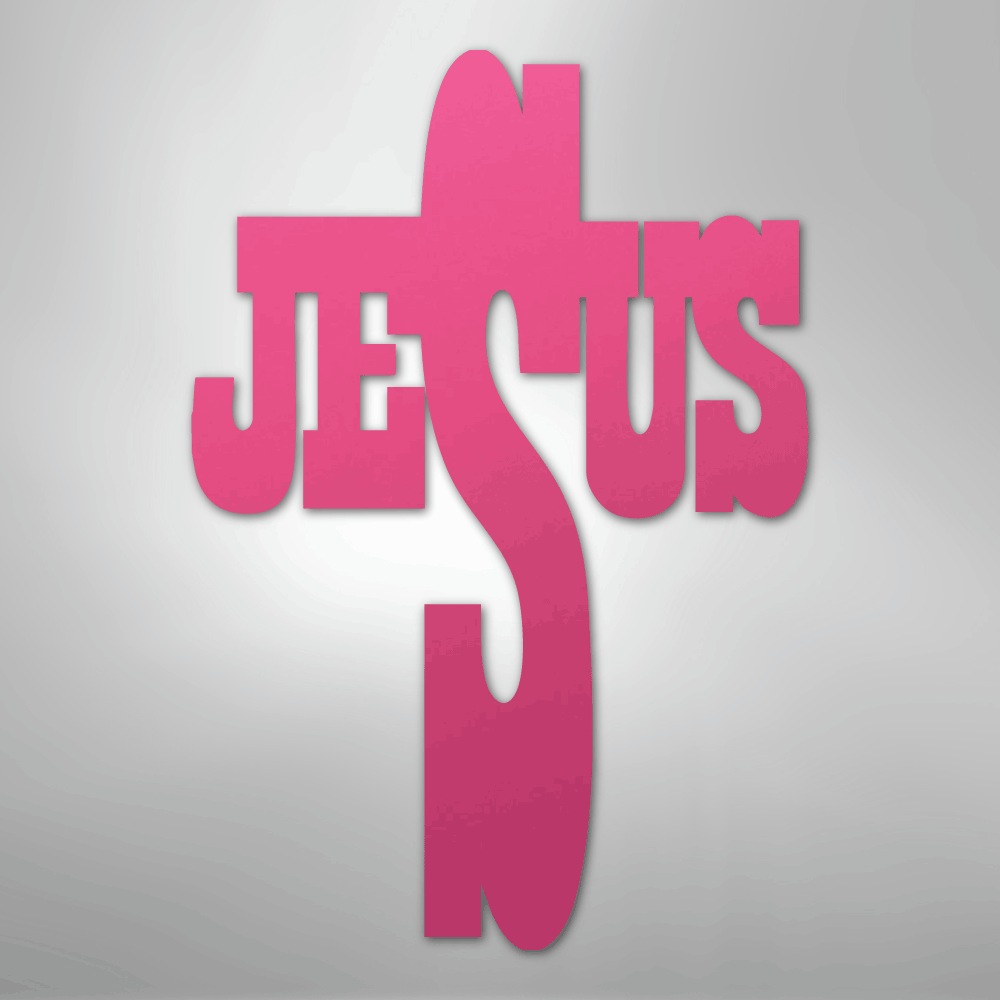 Jesus Cross - Steel Sign