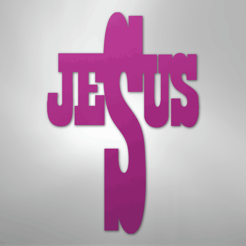 Jesus Cross - Steel Sign