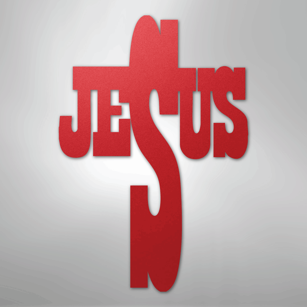 Jesus Cross - Steel Sign