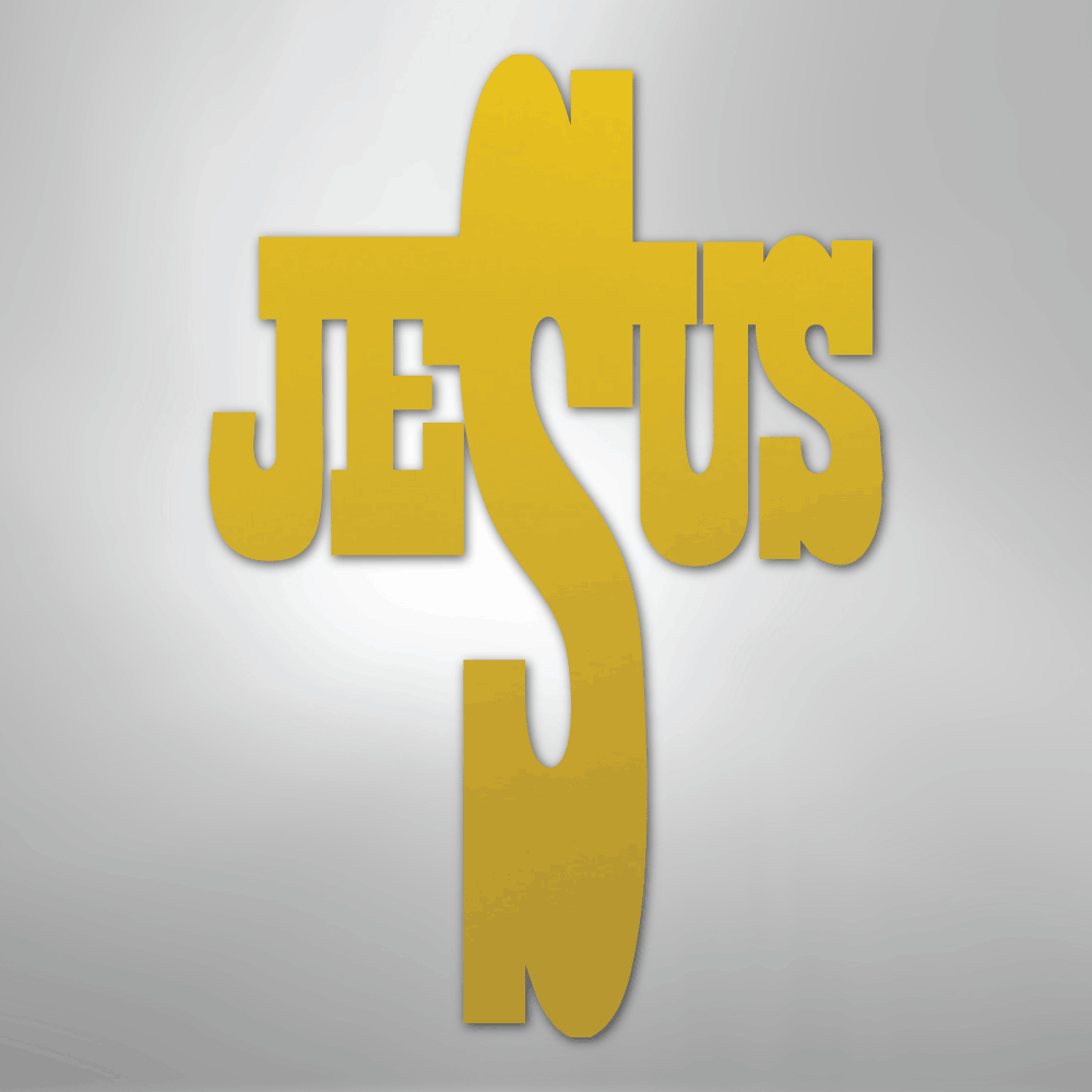 Jesus Cross - Steel Sign