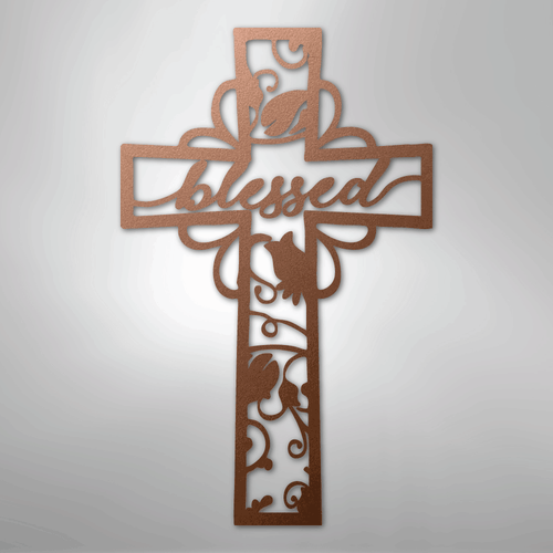 Blessed Cross - Steel Sign