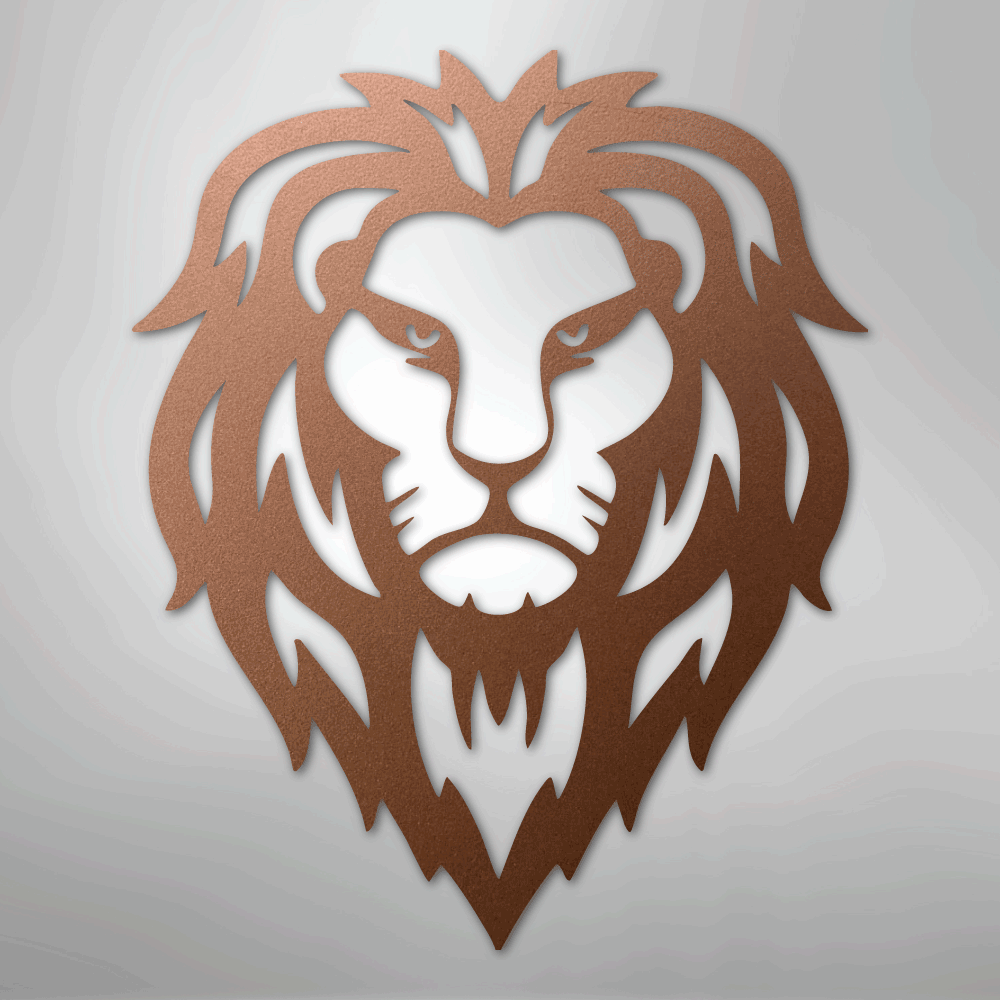 Lion Head - Steel Sign