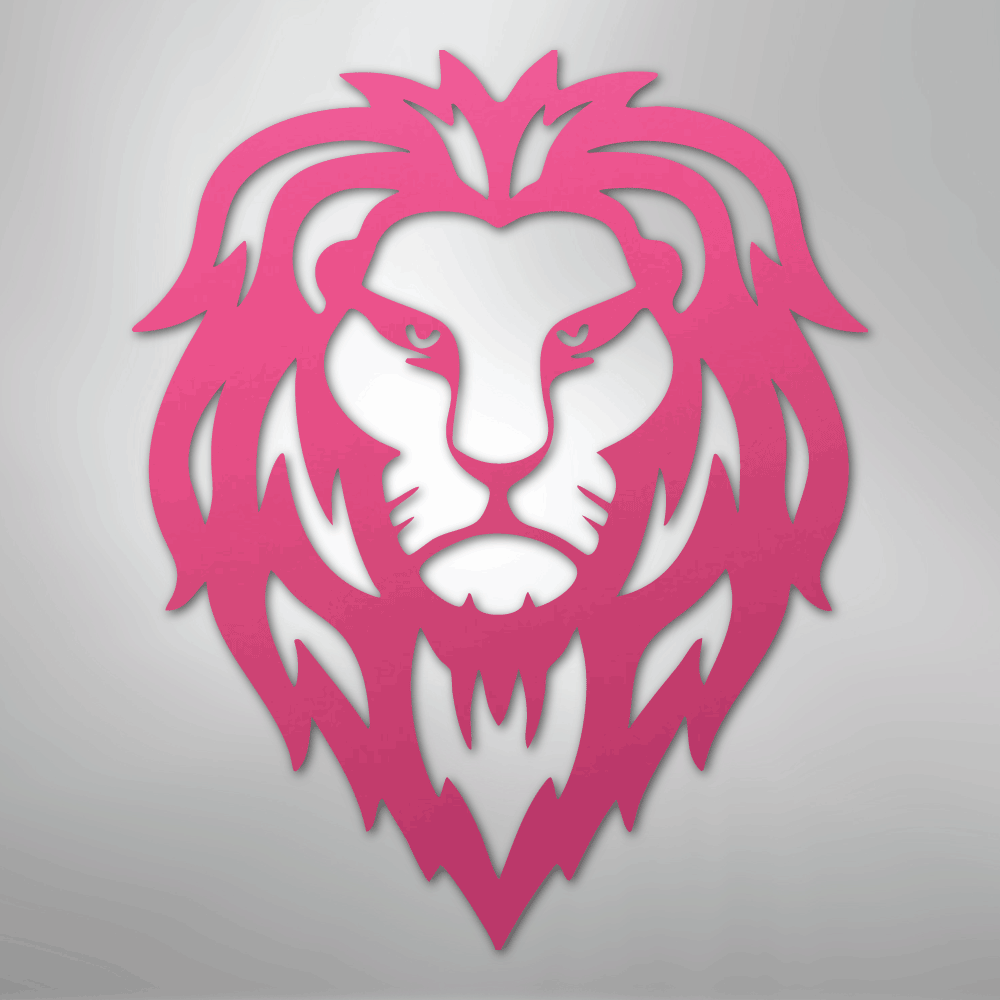 Lion Head - Steel Sign