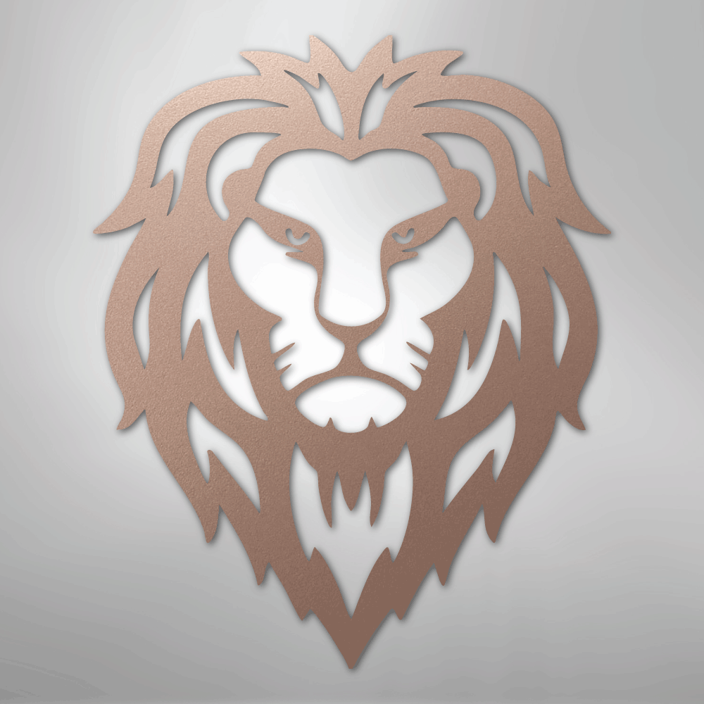 Lion Head - Steel Sign