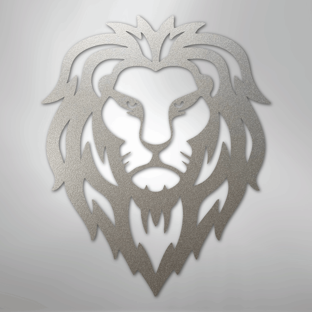 Lion Head - Steel Sign