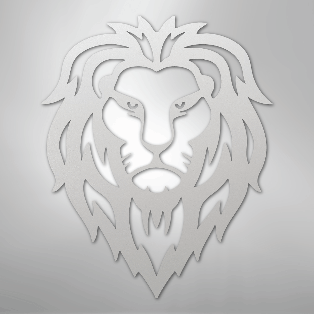 Lion Head - Steel Sign