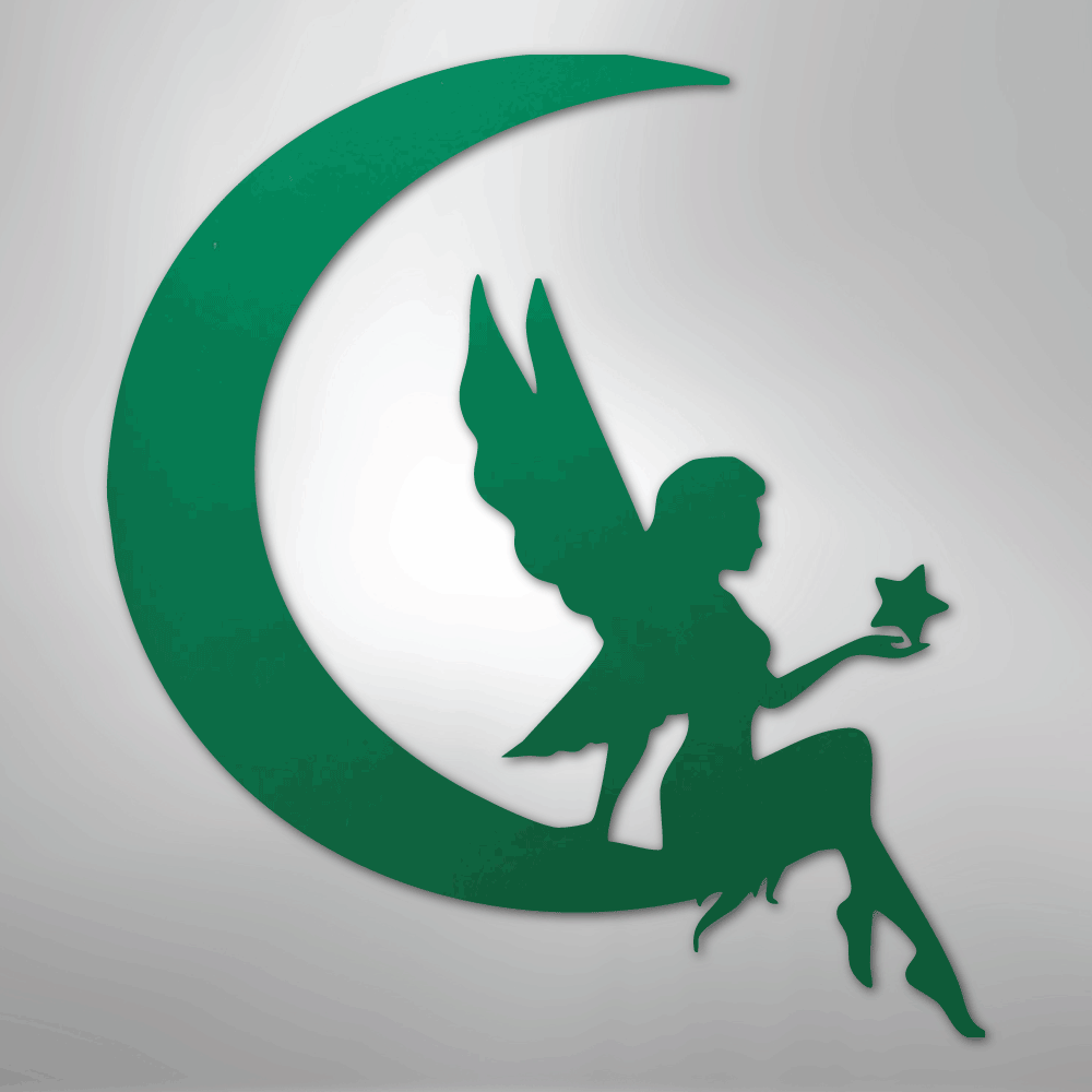 Fairy Moon - Steel Sign