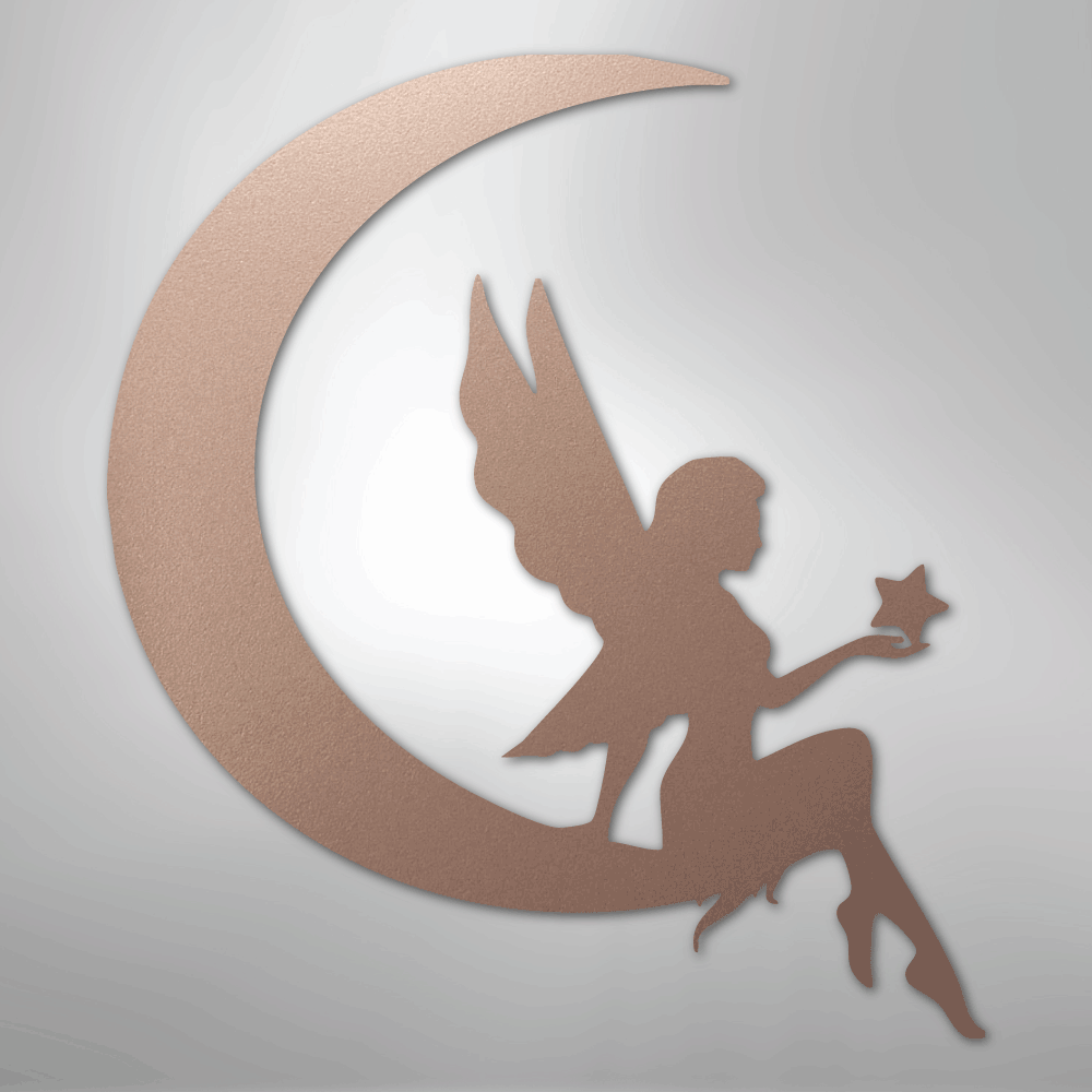 Fairy Moon - Steel Sign