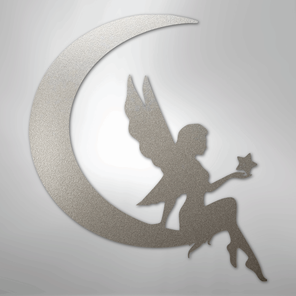 Fairy Moon - Steel Sign