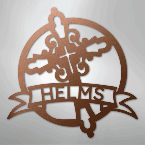 Catholic Monogram - Steel Sign