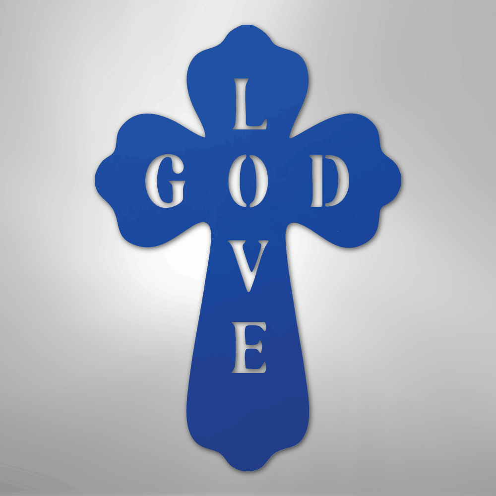 God Love - Steel Sign