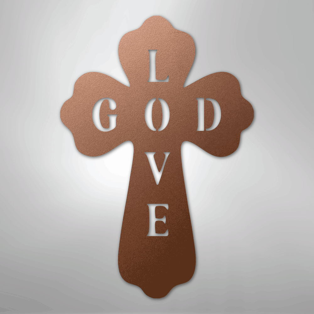 God Love - Steel Sign