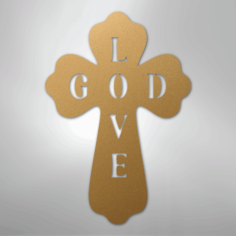 God Love - Steel Sign