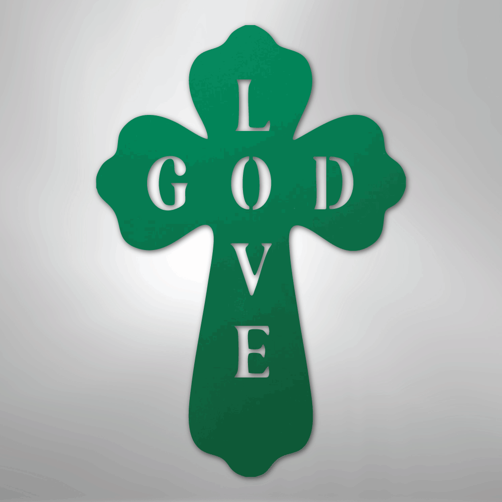 God Love - Steel Sign