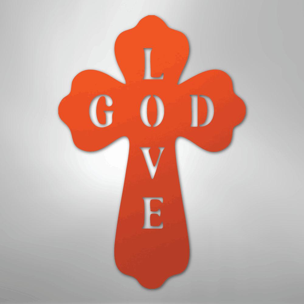 God Love - Steel Sign
