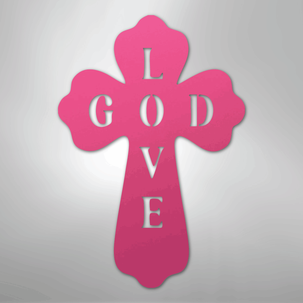 God Love - Steel Sign