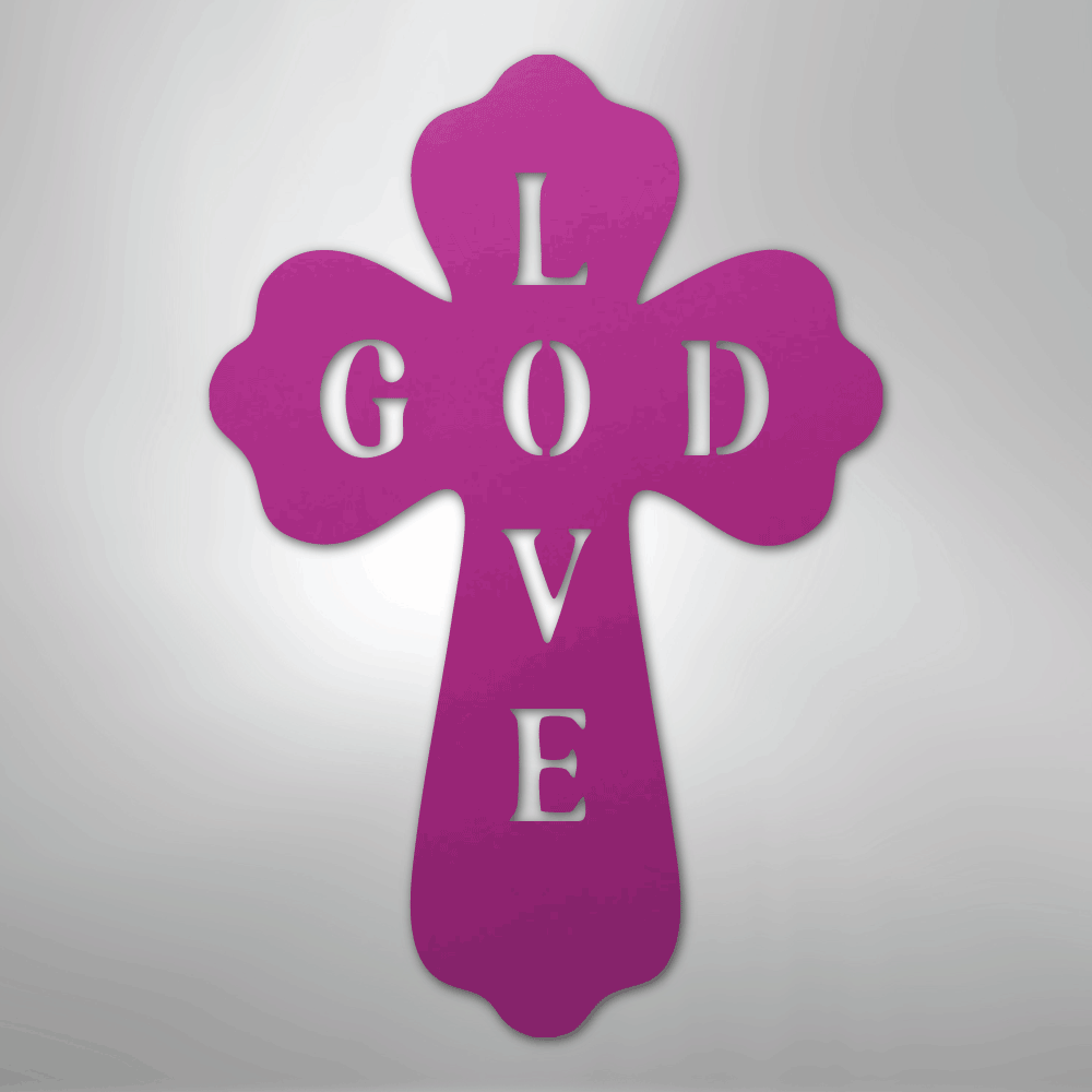God Love - Steel Sign