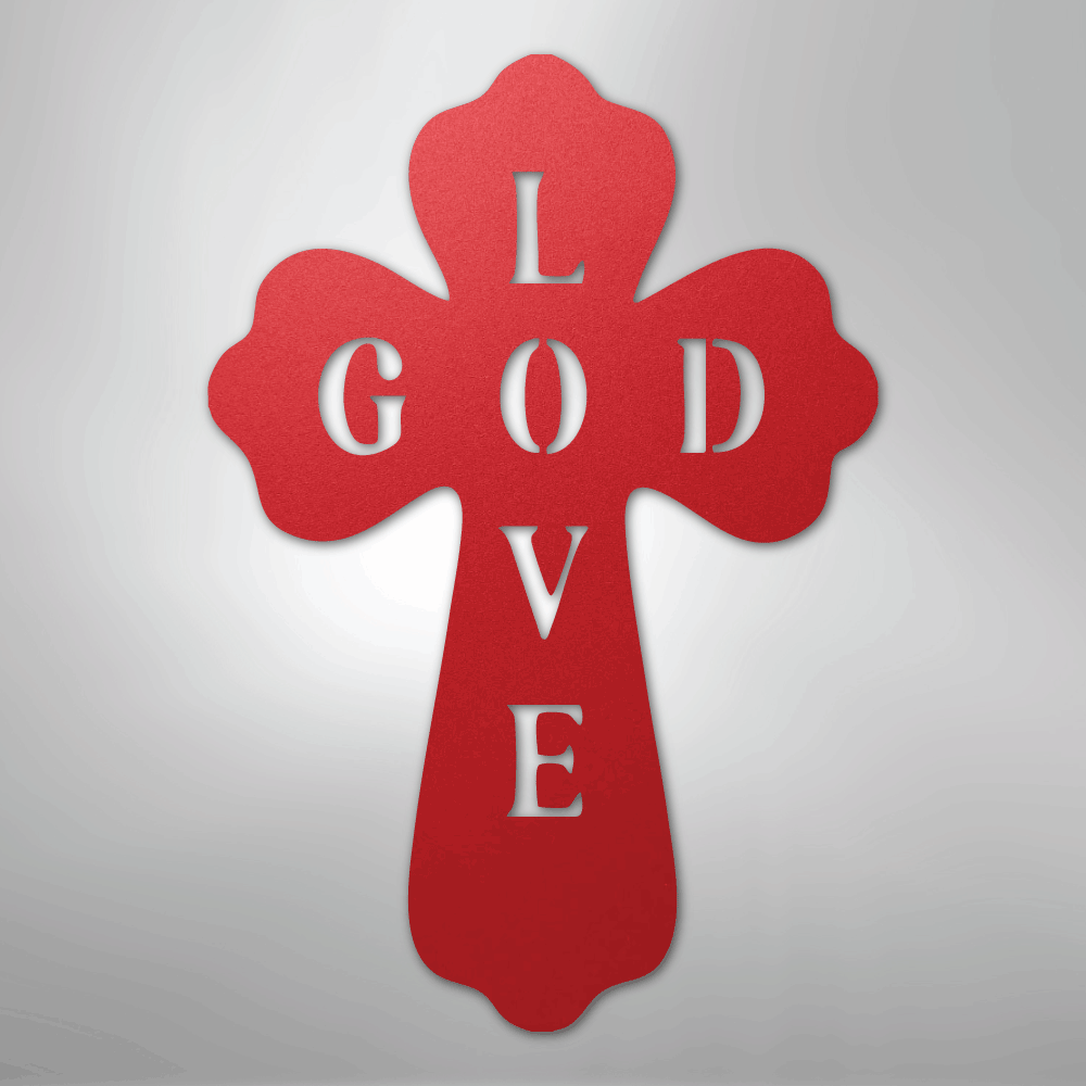 God Love - Steel Sign