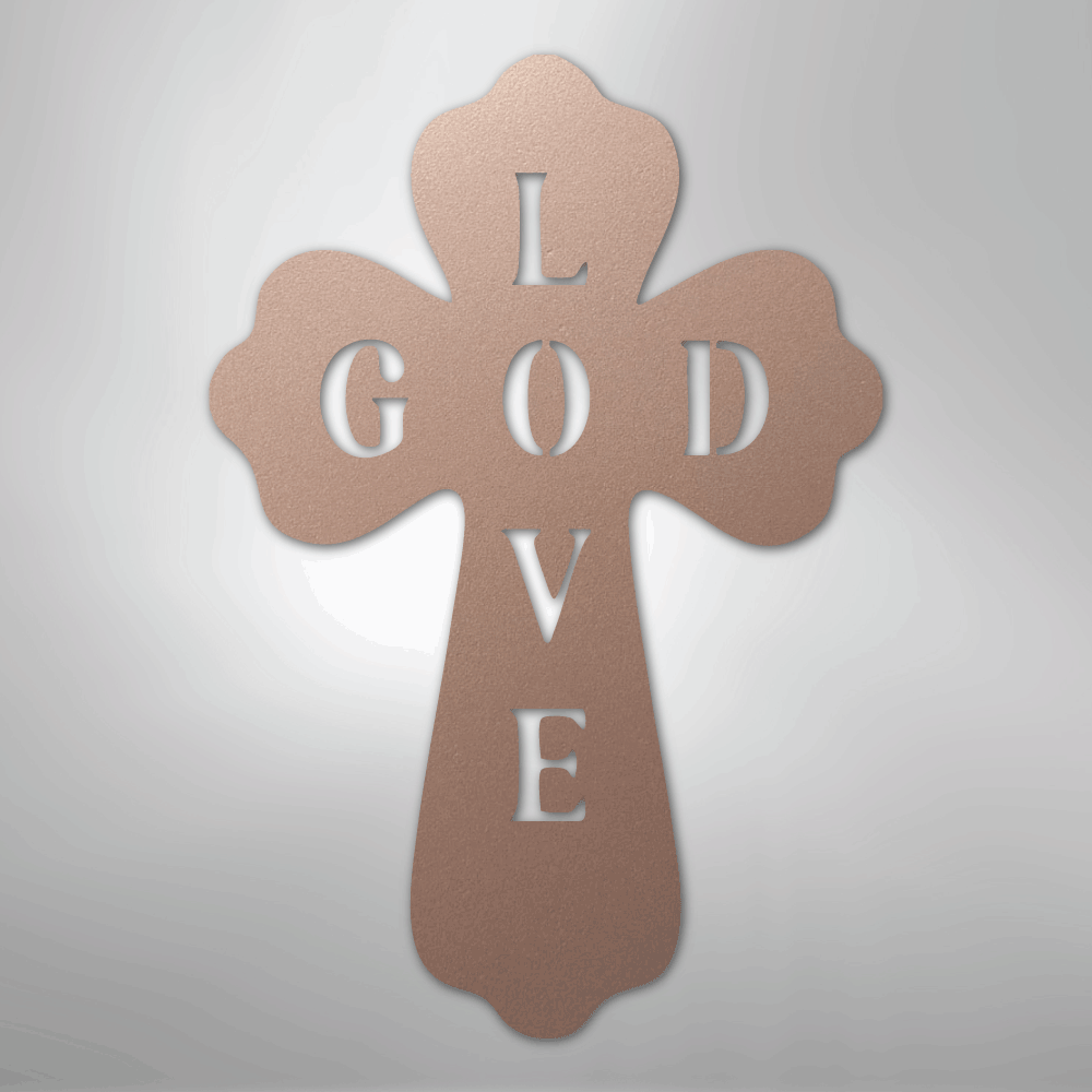 God Love - Steel Sign
