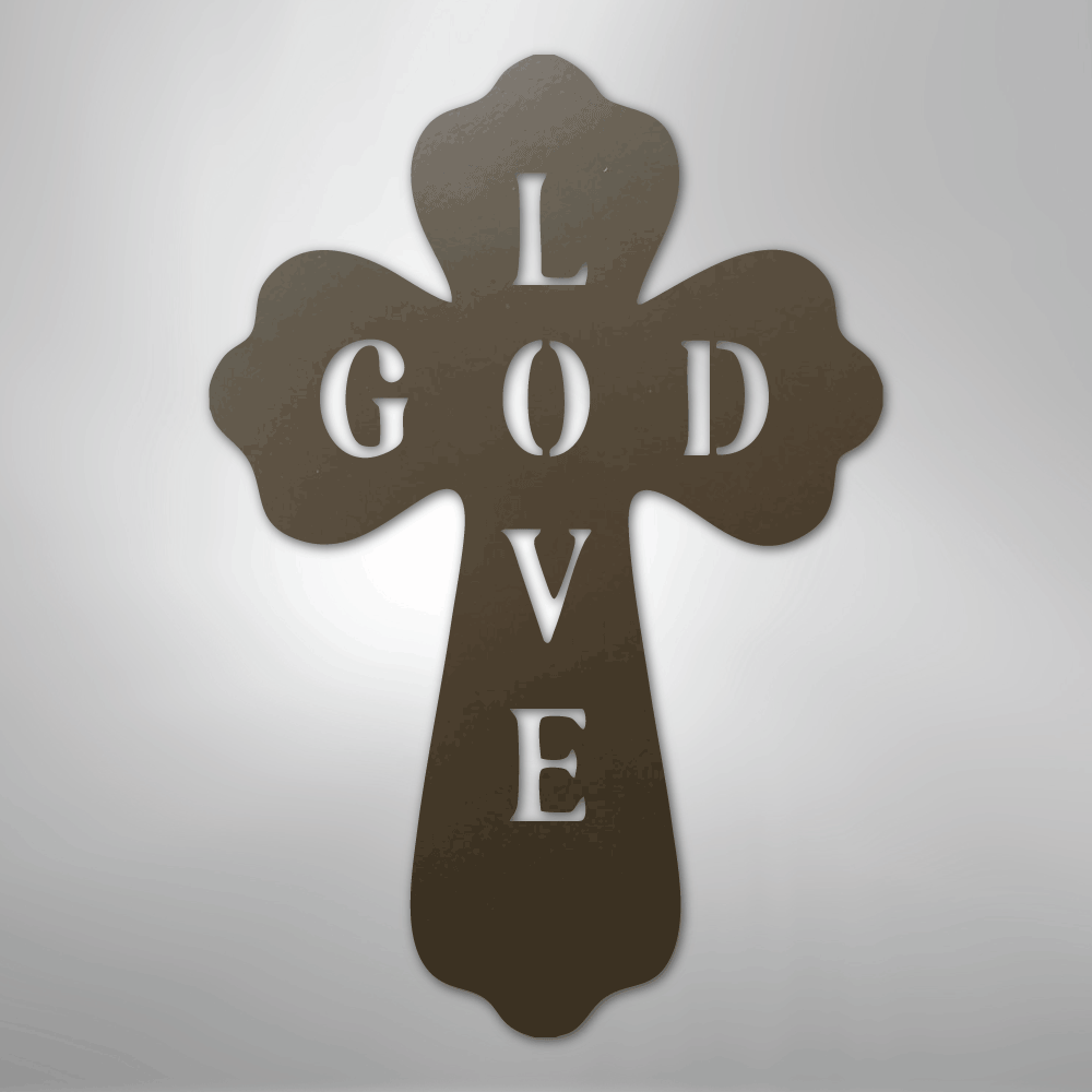 God Love - Steel Sign