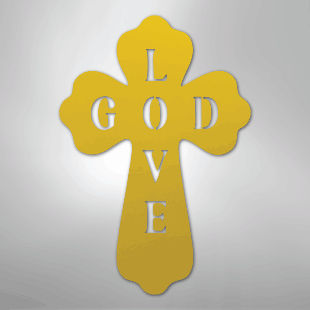 God Love - Steel Sign