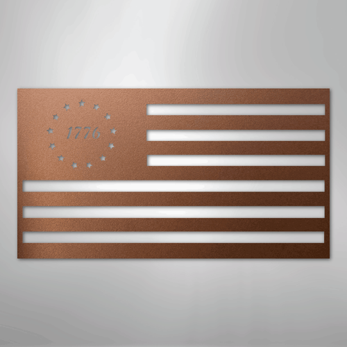 1776 Flag - Steel Sign