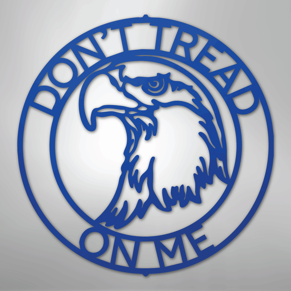 Eagle Head Ring Monogram - Steel Sign