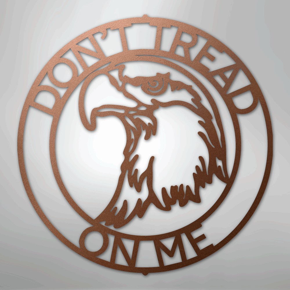 Eagle Head Ring Monogram - Steel Sign