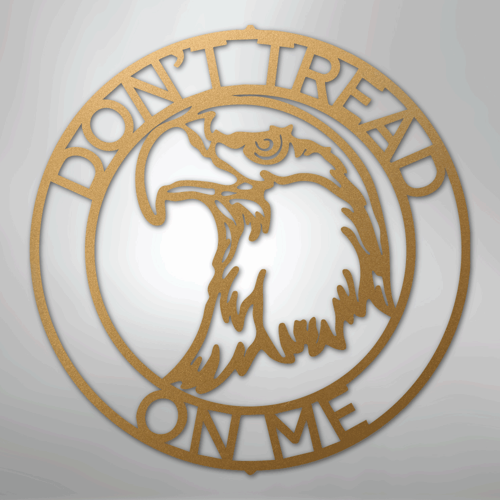 Eagle Head Ring Monogram - Steel Sign