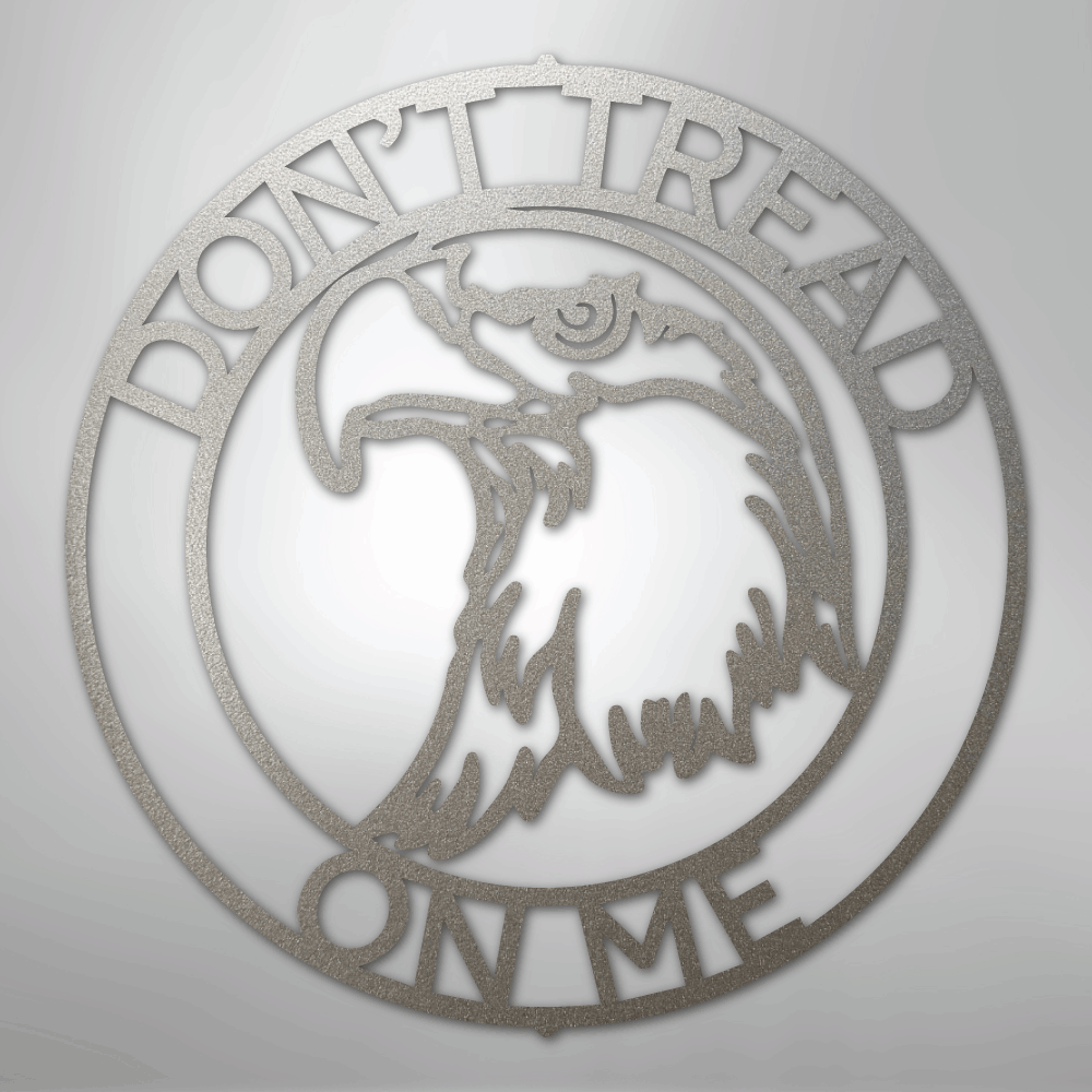 Eagle Head Ring Monogram - Steel Sign