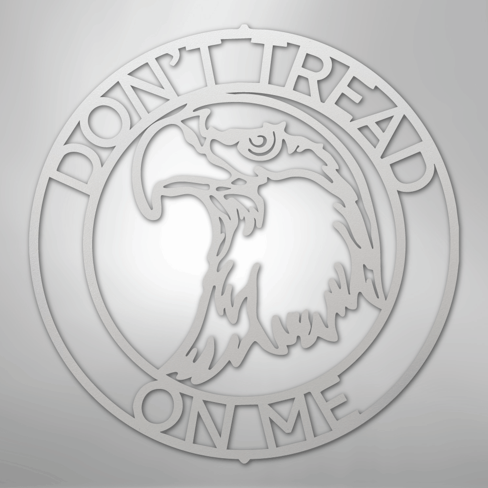 Eagle Head Ring Monogram - Steel Sign