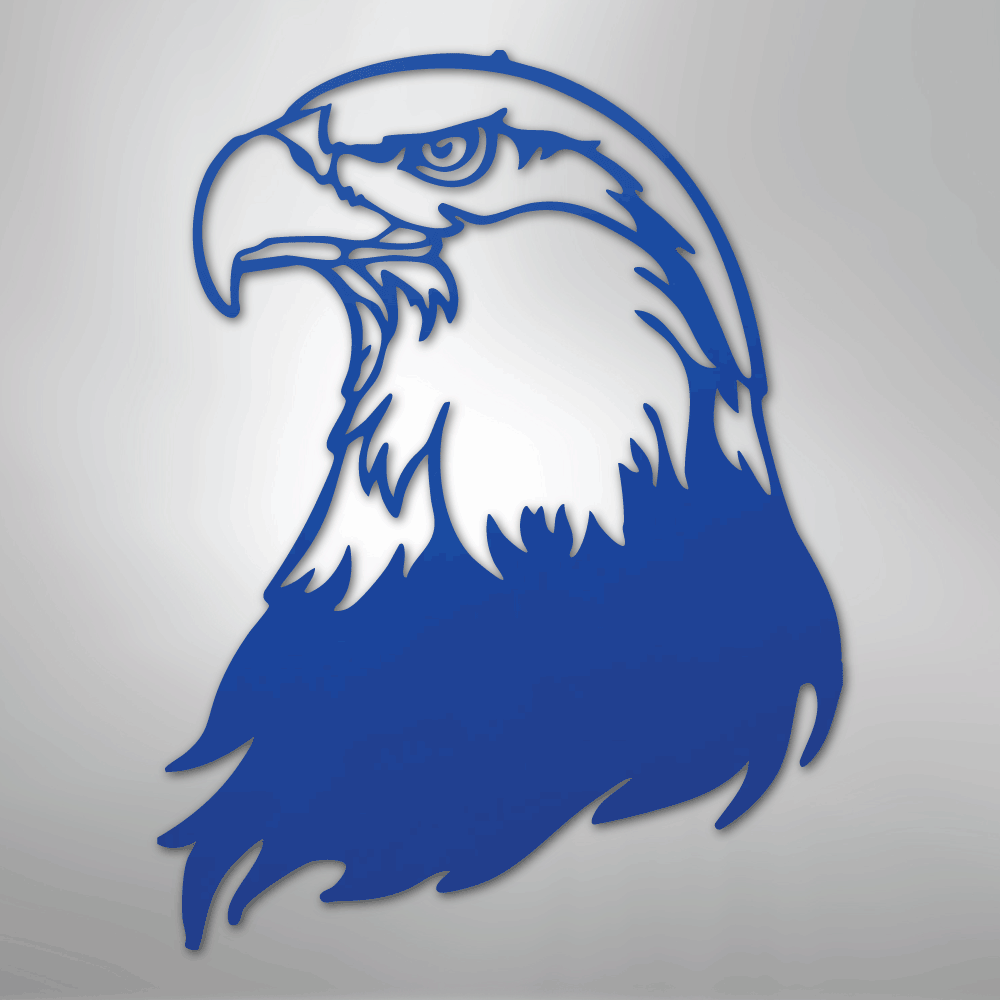 Bald Eagle Head - Steel Sign