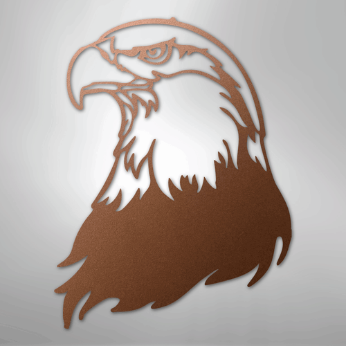 Bald Eagle Head - Steel Sign