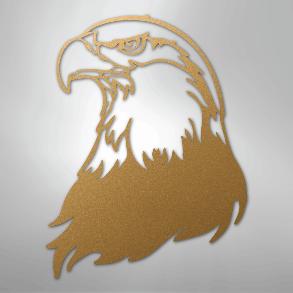 Bald Eagle Head - Steel Sign