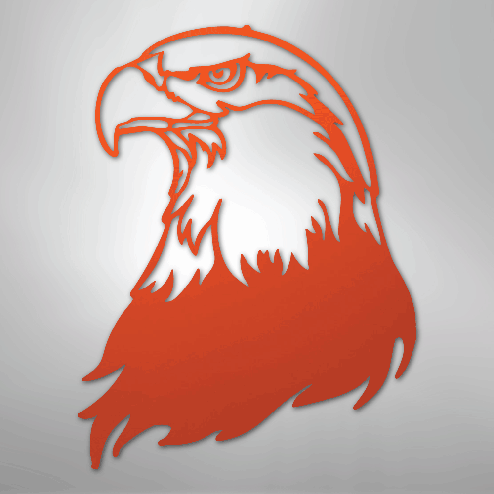 Bald Eagle Head - Steel Sign
