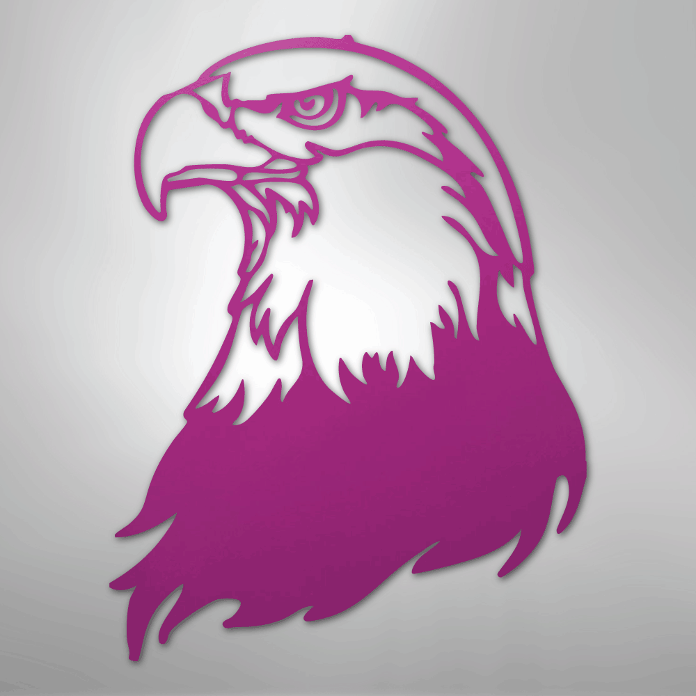 Bald Eagle Head - Steel Sign