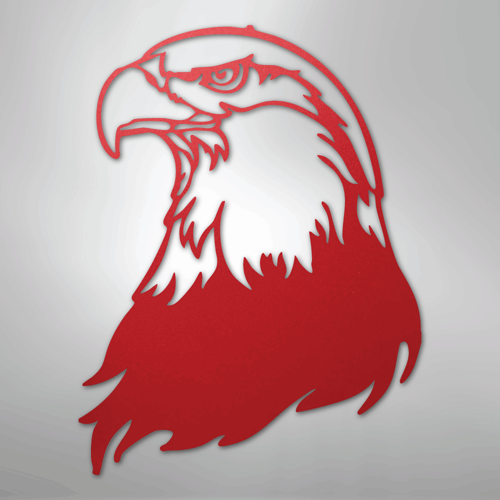 Bald Eagle Head - Steel Sign