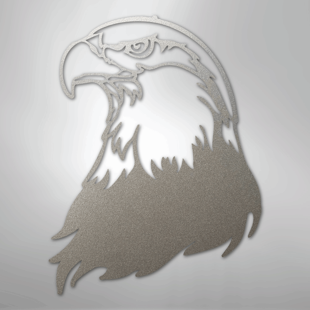 Bald Eagle Head - Steel Sign