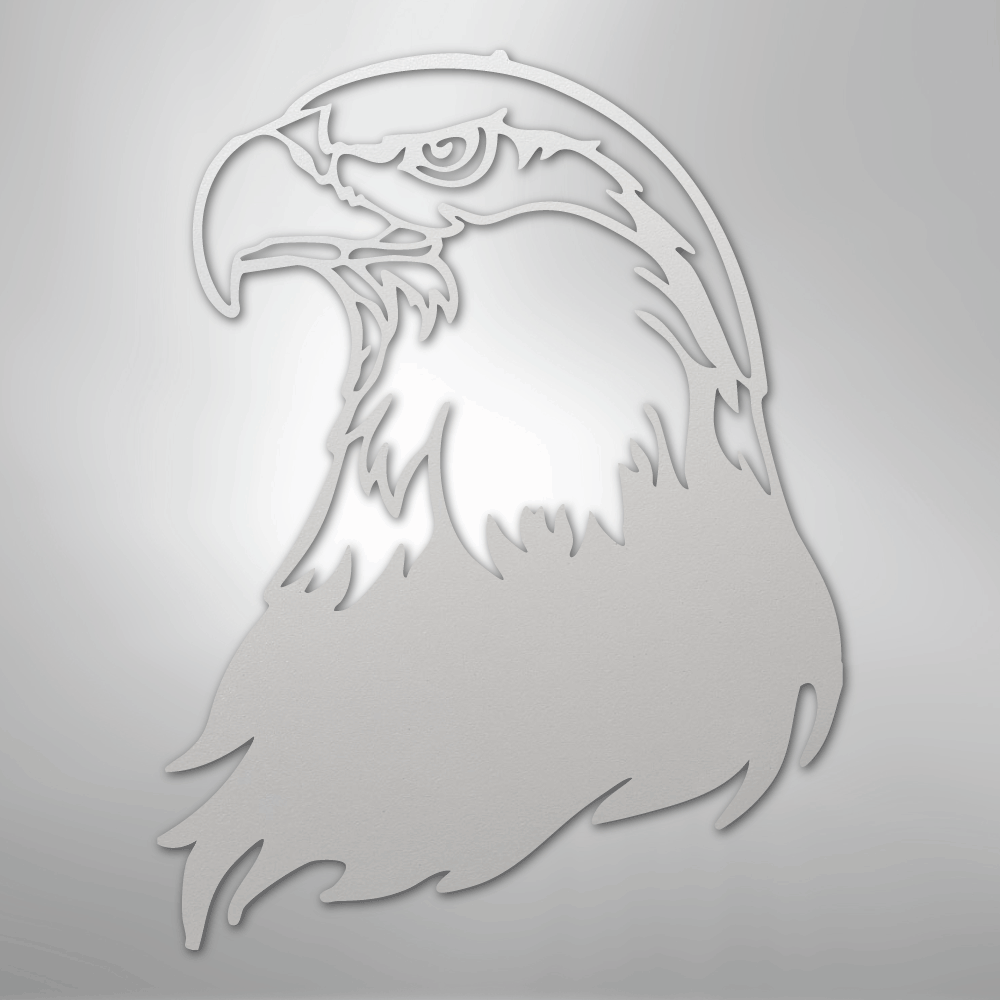 Bald Eagle Head - Steel Sign