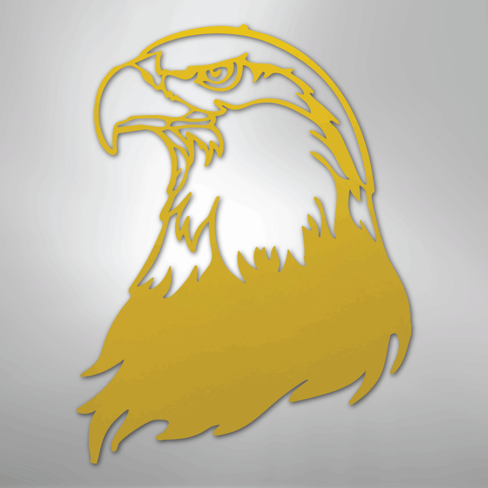 Bald Eagle Head - Steel Sign