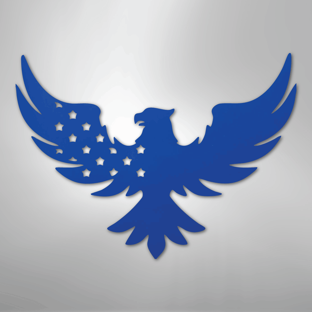 Patriotic Eagle - Steel Sign