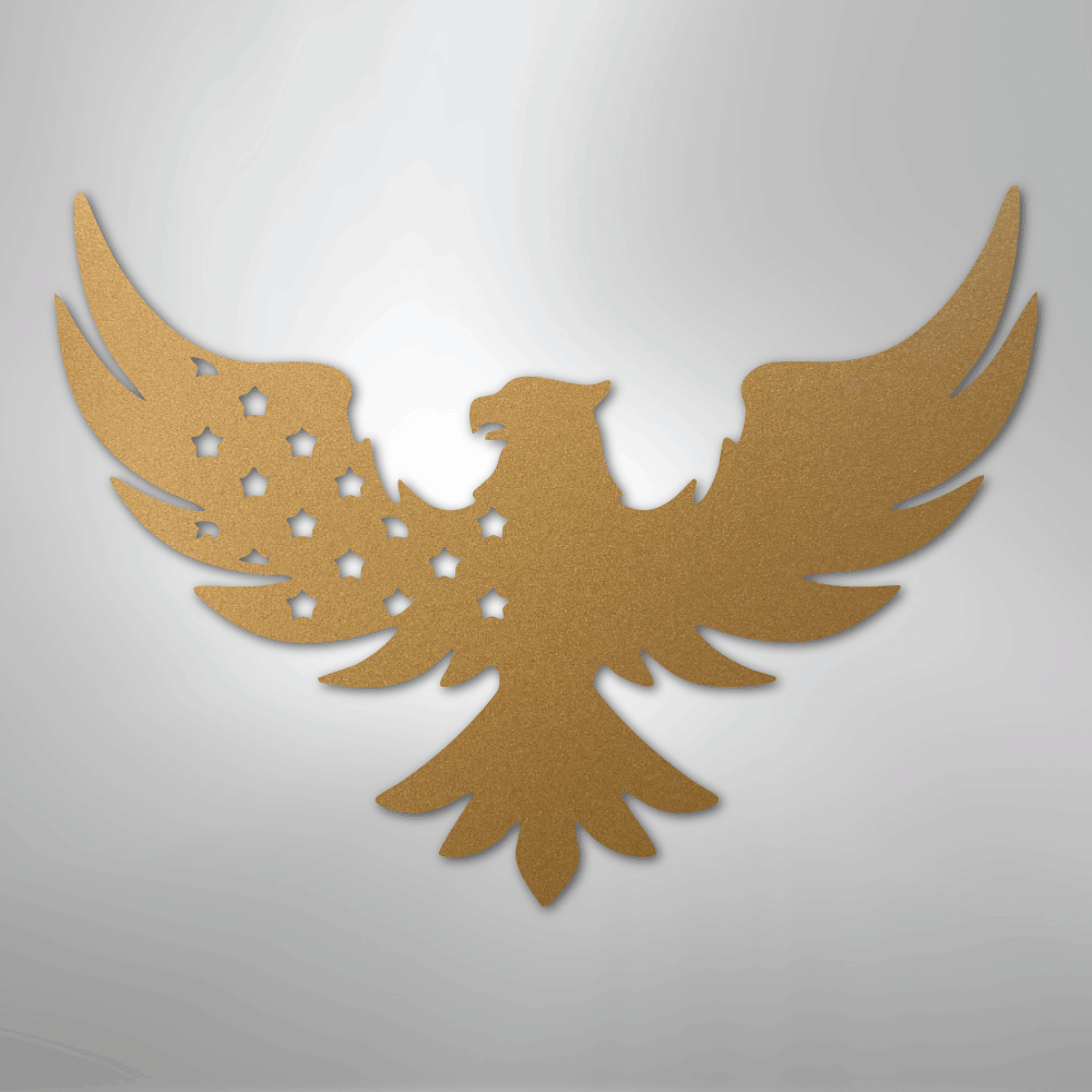 Patriotic Eagle - Steel Sign
