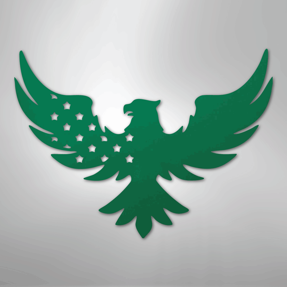 Patriotic Eagle - Steel Sign