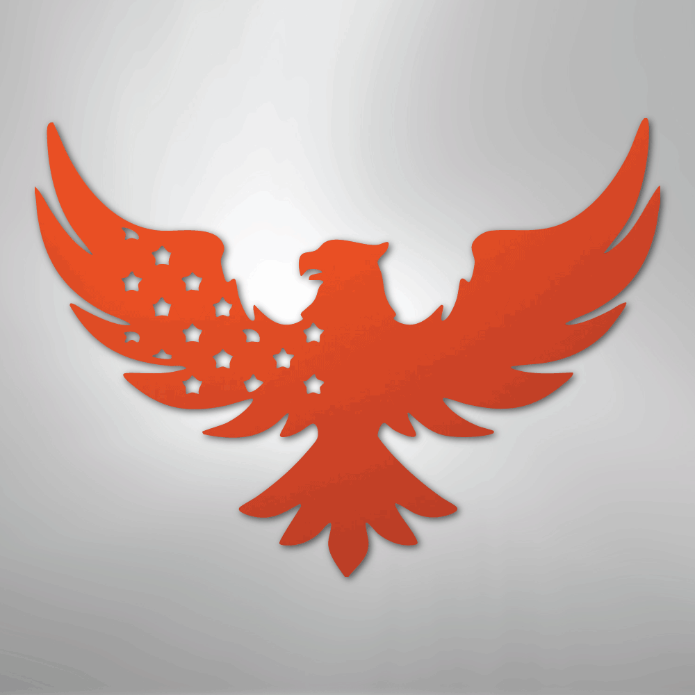 Patriotic Eagle - Steel Sign
